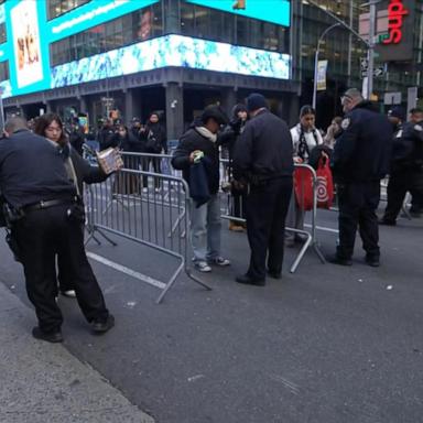 VIDEO: Over 1 million Times Square revelers prepare to ring in new year amid tight security 