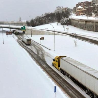 VIDEO: Several killed, hundreds of crashes reported as Mid-Atlantic winter storm continues 