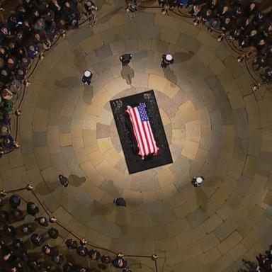 VIDEO: US longest-lived president, Jimmy Carter, lies in state in nation's Capitol 