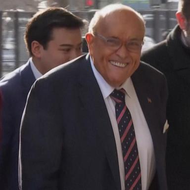 VIDEO: Giuliani will keep apartments, World Series rings in settlement with election workers 