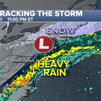 VIDEO: Powerful storm sweeps across Northeast