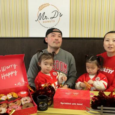 VIDEO: Kansas City donut shop gives tribute to Chiefs stars with special treats