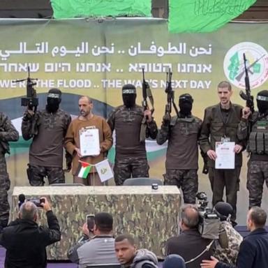 Hamas releases 3 more hostages as part of ceasefire deal 