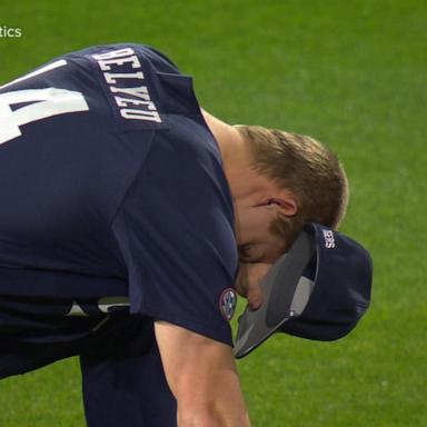 VIDEO: Auburn outfielder honors late mother after hitting home run