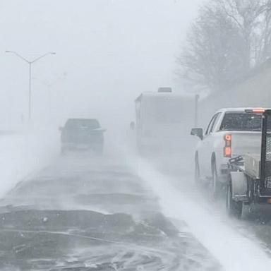 VIDEO: 100 million people on alert for snow, ice and brutal cold in 25 states 