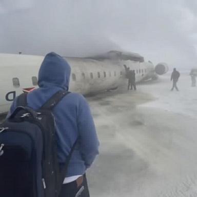 VIDEO: Video shows moment of impact for Delta Air Lines flight in Toronto 