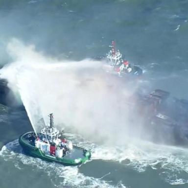 VIDEO: Captain of Portuguese cargo ship arrested after North Sea crash 