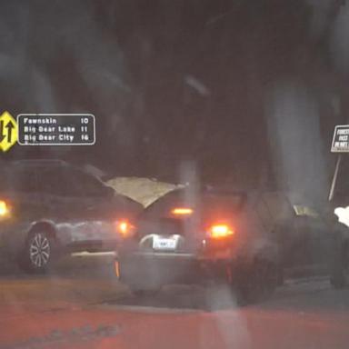 VIDEO: Powerful cross-country storm brings heavy rain to California 