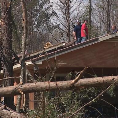 VIDEO: 40 tornadoes confirmed in 11 states since Friday 