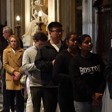 VIDEO: Thousands visit Pope Francis' resting place