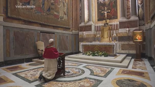 David Muir reports on U.S. Pope Leo XIV as he celebrates his first mass