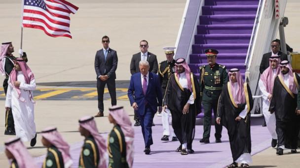 Trump announces plans to lift U.S. sanctions on Syria in high-stakes trip to Mideast