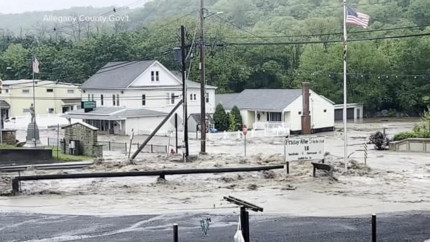 15 million Americans on alert for flash flooding in Mid-Atlantic