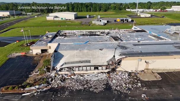 Deadly storms and tornadoes sweep across Midwest and South