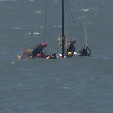 9 adults rescued from sinking boat