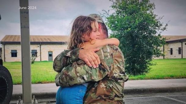 A Memorial Day to remember for a young girl and her military dad