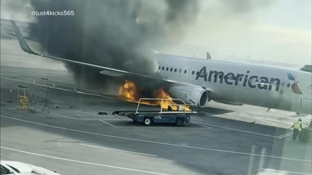 NTSB focusing on possible human error as cause of American Airlines engine fire