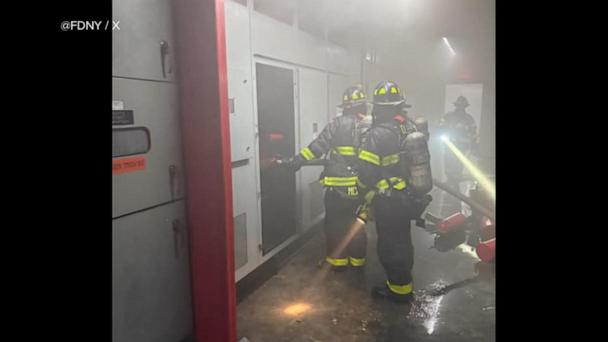 Fire disrupts service to New York's Grand Central Station