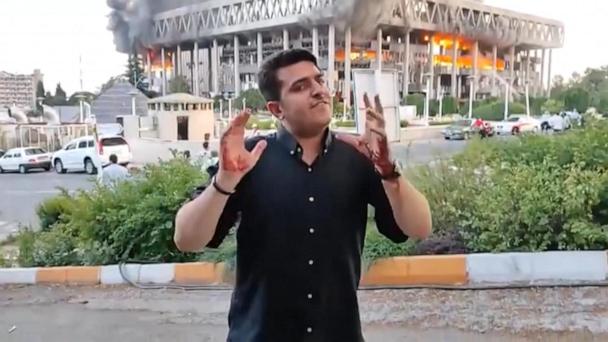 Live broadcast captures moment Israel attacks Iranian state TV