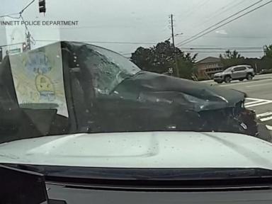 WATCH:  Child survives after being thrown from car in crash