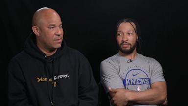 VIDEO: Jalen Brunson and dad on unbreakable father-son bond through basketball