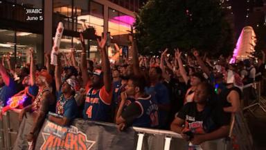 VIDEO: New York City lockdown as Trump attends NBA Finals between Knicks and Spurs