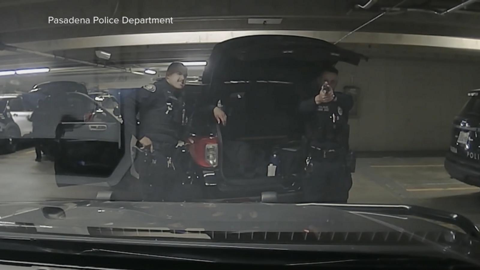 WATCH:  California officer accidentally shot by colleague during 'horseplay'