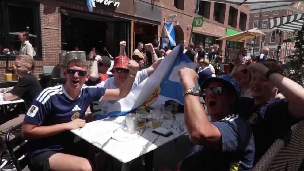 VIDEO: World Cup soccer fans in US for first time experience joys of America