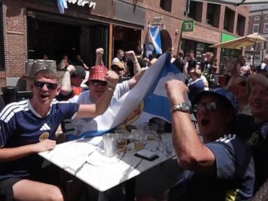 WATCH:  World Cup soccer fans in US for first time experience joys of America