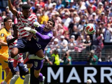 WATCH:  Team USA advances to next round of World Cup after defeating Australia 2-0