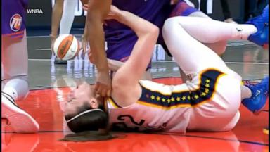 VIDEO: Growing outrage over hard foul against Caitlin Clark