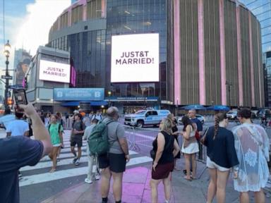 WATCH:  Taylor Swift and Travis Kelce tie the knot at Madison Square Garden