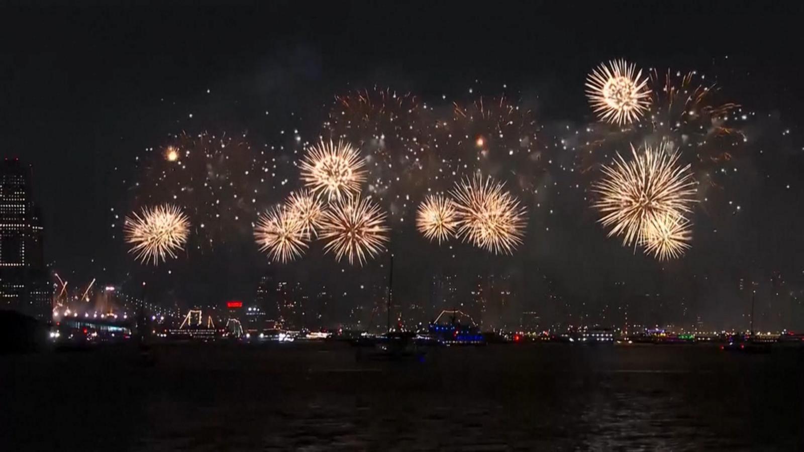WATCH:  Fourth of July fireworks lit up the skies