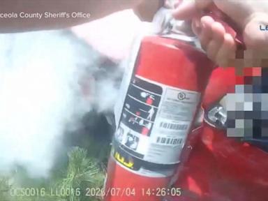 WATCH:  Dramatic rescue from fiery wreck in Michigan