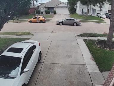 WATCH:  Despite being struck by car, DoorDash driver completes her delivery