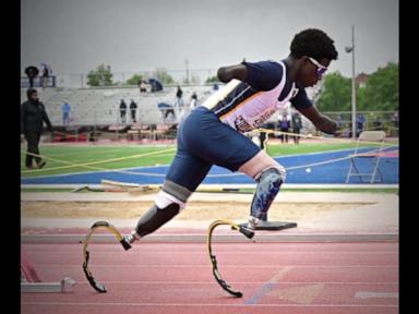 WATCH:  America Strong: Rising high School Junior chases dreams on the track field
