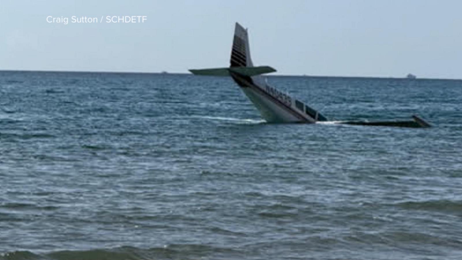 WATCH:  Pilot survives after small plane crashes off the coast of Florida