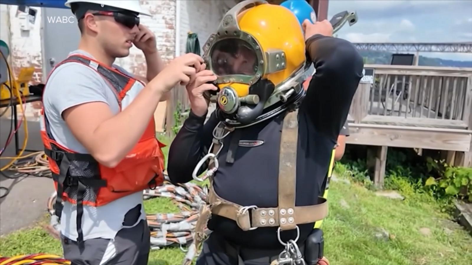 WATCH:  Divers save the day for bride-to-be