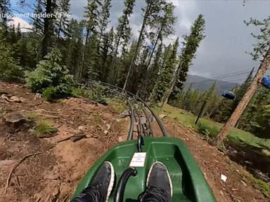 WATCH:  Woman alleges she was ejected from mountain coaster in Colorado