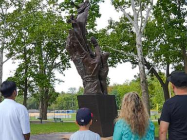 WATCH:  9|11 statue being moved to public park in Pennsylvania ahead of 25th anniversary