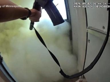 WATCH:  Newly released body camera video of Minneapolis police shootout with suspect