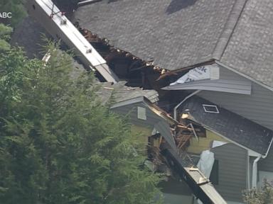 WATCH: Large crane collapses onto New Jersey homes