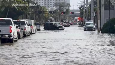 VIDEO: Communities underwater as record-high tides lash both coasts
