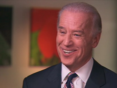 Exclusive ABC News video of VP Joe Biden.