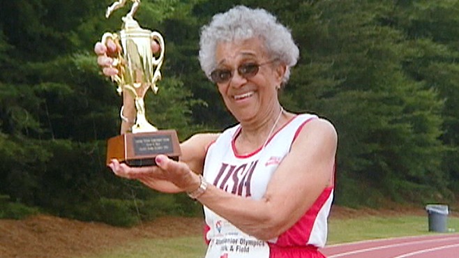 95-Year-Old Woman Sets Running Record 