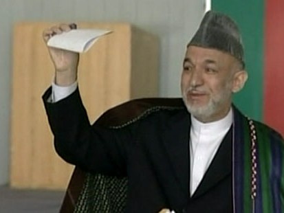 VIDEO: Karzai Wins Presidency as Afghan Runoff Is Cancelled