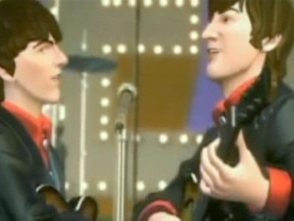 VIDDEO: The new Rock Band: Beatles game allows you to play along with the fab four.