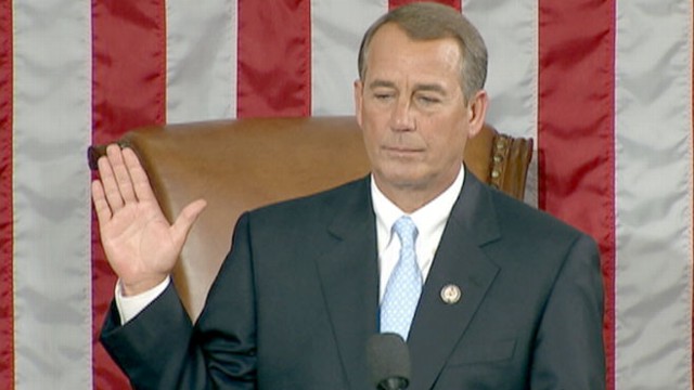 John Boehner Elected House Speaker Replacing Pelosi As Gop Assumes Control Of House Of 0172