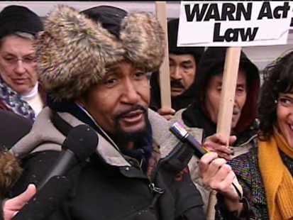 Protestors in Chicago were abruptly fired without final pay or benefits.