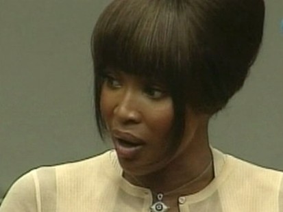 VIDEO: The supermodel takes the stand in an international war crimes trial.